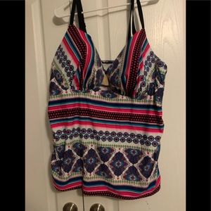 Lane Bryant Swim Tankini w/underwire 46DDD / 4X